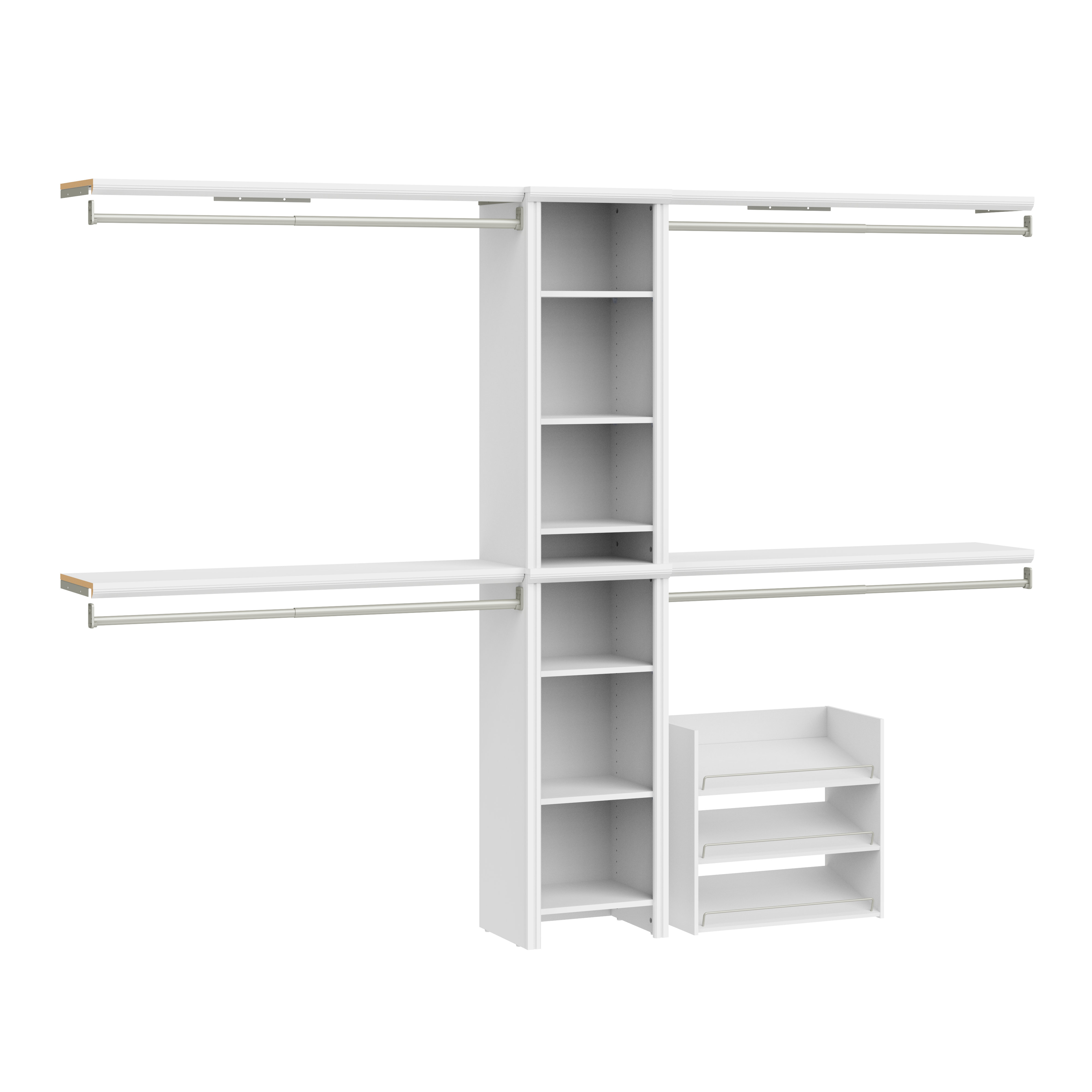 ClosetMaid Impressions 16" Closet Tower With 4 Top Shelves And Shoe
